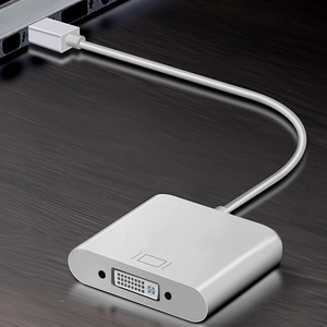Adaptador Mini DisplayPort macho a DVI hembra Convertidor Mini DP a DVI para cables de audio y video de monitor - Product Image 3