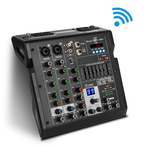 Depusheng B4 Professional Portable Built in 99 DSP Digital 4 Channel Audio <strong>Mixer</strong> for Computer Recording