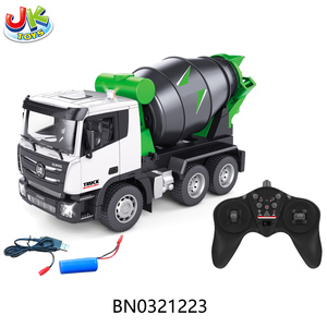 1/18 9 CH RC ของเล่น2.4กรัมการควบคุมระยะไกลผสมคอนกรีตวิศวกรรมการขนส่ง Rc รถขุด - Product Image 5