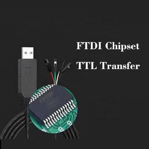 FTDI yonga seti FT 232 5V 3.3V USB 4 PIN Dupont Uart TTL seri dönüştürücü kablosu ahududu Pi için