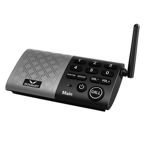 Sistema de comunicación inalámbrica, intercomunicador manos libres, 1 unidad principal, 1000 pies, 6 canales, llamadas de grupo, producto en oferta - Product Image 1