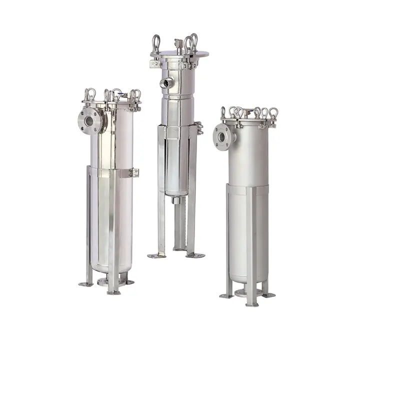Carcasa de filtro de líquido de acero inoxidable, carcasa de filtración de agua SS304/316
