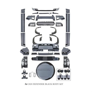 Ön ve arka tamponlar yan etek yükseltme 20 modelleri yükseltilmiş Defender 007 Land Rover için sınırlı sayıda siyah vücut kiti - Product Image 6