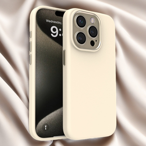 Hassas Metal kamera çerçeve sıvı silikon iPhone için kılıf 16 Pro Max 15 14 anti-çizik mikrofiber iç tabaka ve yağ geçirmez - Product Image 1