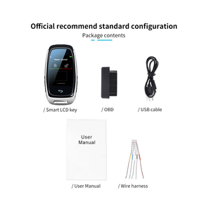 ขายส่งการออกแบบใหม่จอแอลซีดีหน้าจอสัมผัส PKE ยานพาหนะ Keyless รายการจอแอลซีดีสมาร์ทที่สำคัญ - Product Image 5