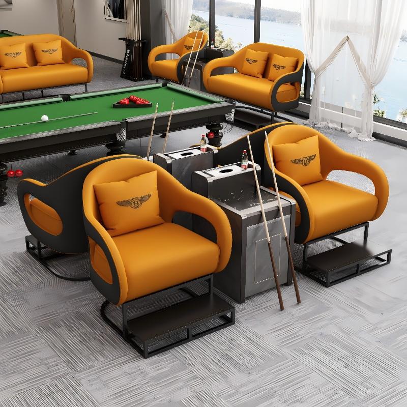 11-Cabinet Coffee Table (Orange and Black)