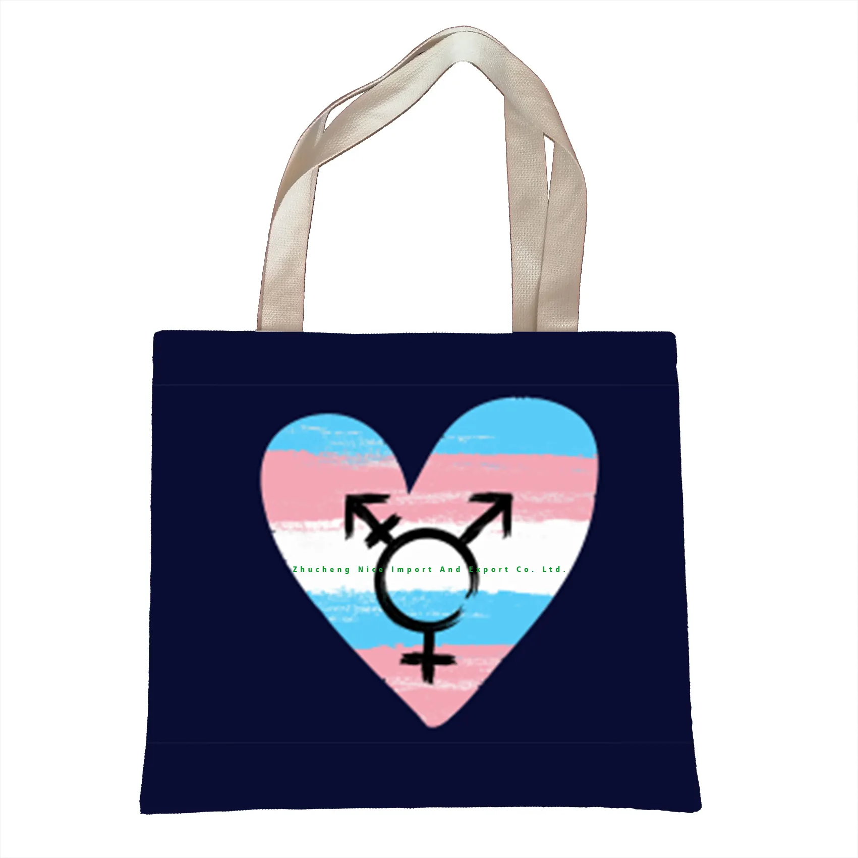 4 diseños de alta calidad personalizado 16 "x 14" bolso de doble cara transgénero vidas trans importa LGBT Orgullo Gay bolso de mano