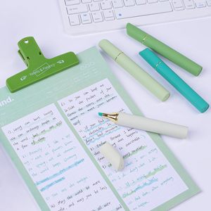 Assorted Colors 12 Counts of Aesthetic <strong>Highlighter</strong> Pen Set Soft <strong>Chisel</strong> <strong>Tip</strong> Cute <strong>Highlighters</strong> Mild Colors with Retro Barrel - Product Image 5