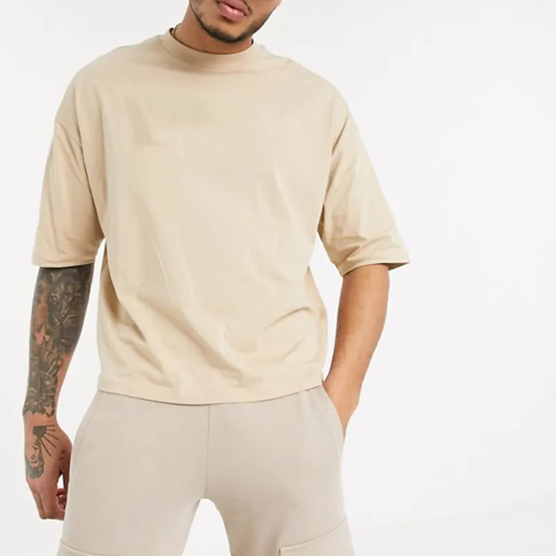 도매 일반 빈 Pima 코튼 티셔츠 사용자 정의 좋은 품질 여름 캐주얼 반 소매 남성 Tshirt