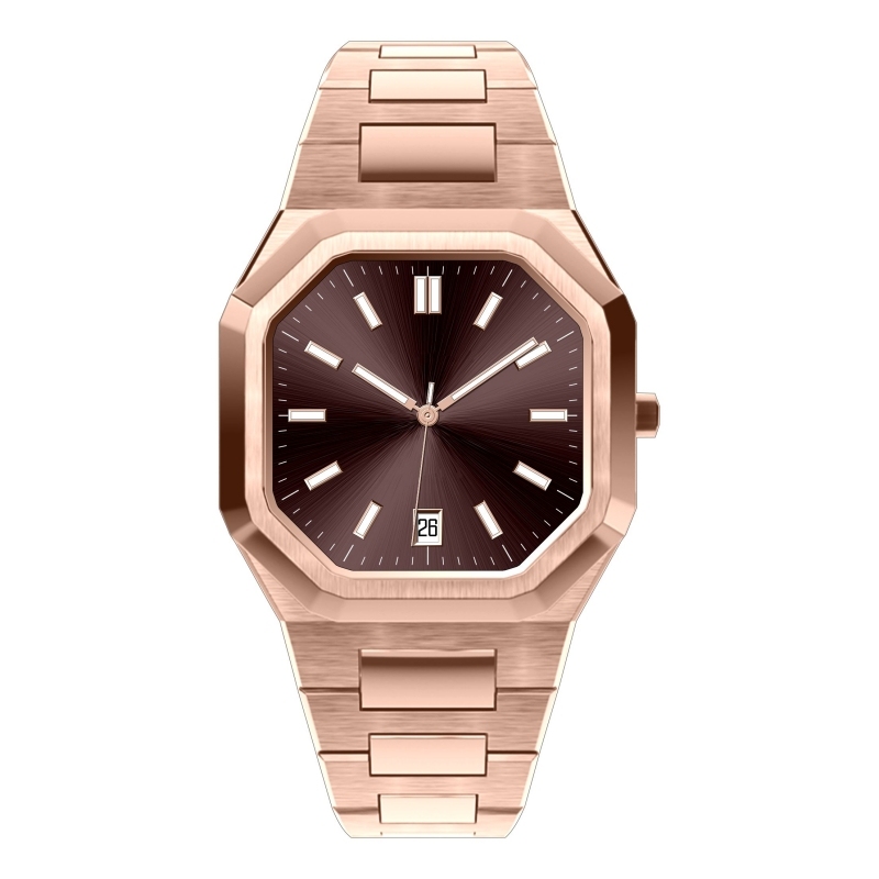 Rose gold brown