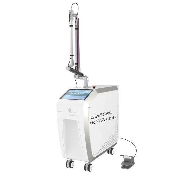 Monaliza-10 Q comutado para remoção de todas as tintas de tatuagem a laser Nd YAG, casca de carbono para rejuvenescimento da pele e redução de hiperpigmentação