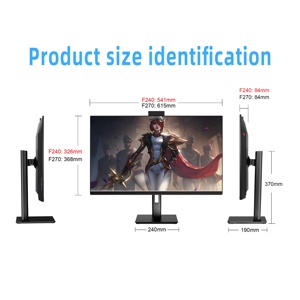 Pc para juegos de alto rendimiento de 23,8 "Configuración completa Todo en un núcleo I3 I5 I7 CPU 16G 256G Gamer Computadora todo en uno - Product Image 2