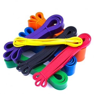 Logotipo personalizado Venta al por mayor Multifunción Elástico Ejercicio Fitness Booty Goma Látex Pull up Assist Band Loop - Product Image 2