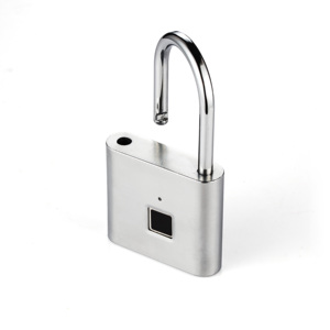 智能指纹挂锁USB充电无钥匙指纹解锁柜智能锁安全锌合金 - Product Image 2