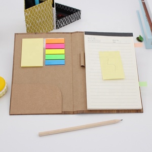 A4 Custom Nurse Wooden Cover Clip Board <strong>Notebook</strong> <strong>Notepad</strong> Holders with Pencil Foldable Note Book Promotional <strong>Memo</strong> Pad Sticky - Product Image 2