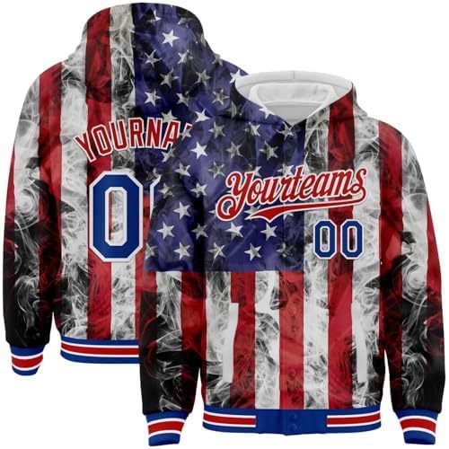 American Flag Royal Blue-red-white