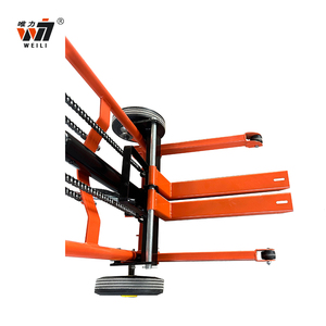 200kg Portable Foldable Hydraulic Hand Type Manual Mini <strong>Stacker</strong> Small <strong>Transport</strong> Forklift for Sale - Product Image 4