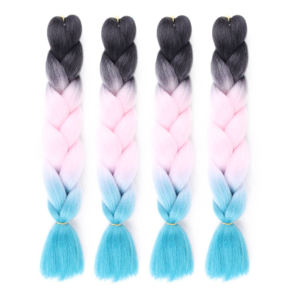 Negro + Rosa + azul