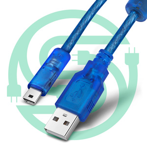 USB 2.0 a erkek Mini USB 5-Pin kablo-yüksek hızlı veri Sync şarj MP3 çalarlar harici sabit diskler PS2 bilgisayar cihazları - Product Image 4