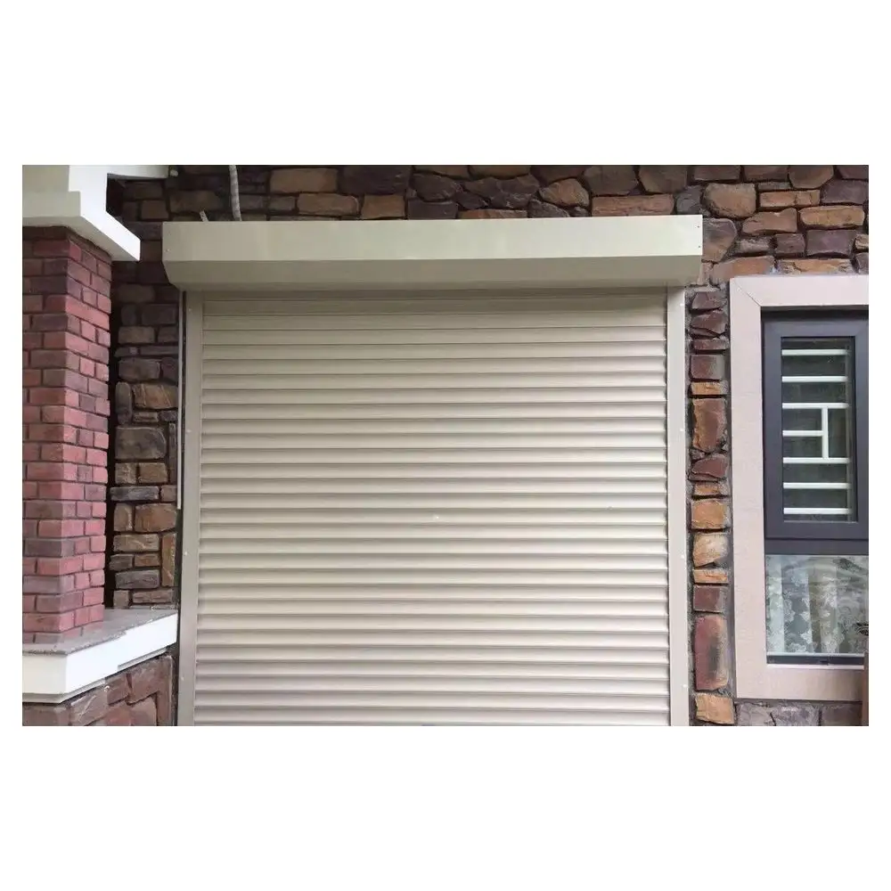 Puerta de garajes personalizada de fabricante chino, persiana enrollable de diseño increíble, puertas de garaje