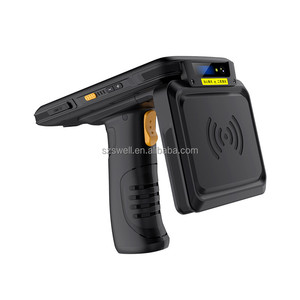 IP65 5 pollici 18 metri Android Uhf Rfid lettore 2d Scanner di codici a barre 12.0 Android industriale Pda per la raccolta di dati Stock - Product Image 4