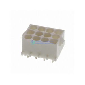 PCB Connectors Accessory 1586681-2 Board to Board Cable Connector Headers Through Hole <strong>12</strong> Position 6.35mm 15866812 Header - Product Image 1
