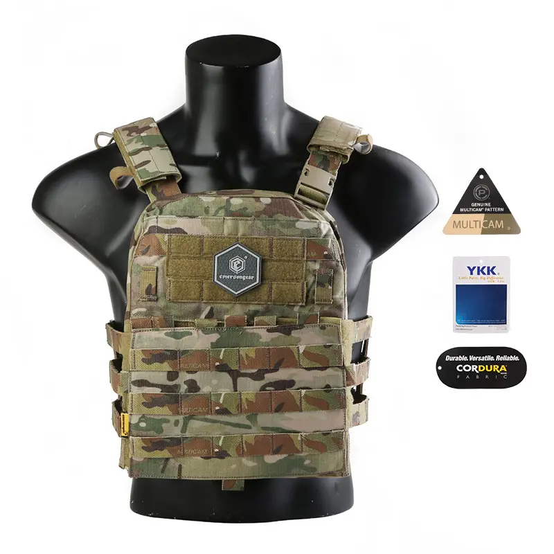 Emersongear 500D Cordura Nylon Multicam Plate Carrier Tactical Gear Tactical Combat Vest With CP Style Lightweight AVS Vest