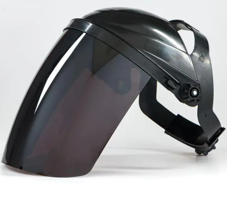 Сварочная маска, Прозрачный ударопрочный шлем для сварщика, с электрическим защитным покрытием
