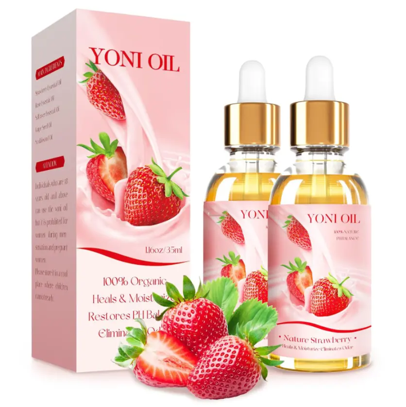 Groothandel 100% Natuurlijke Organische Vrouwelijke Yoni Olie Intieme Vagina Smeerolie Voor Massage Yoni