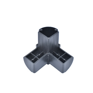 Three-<strong>Way</strong> Steel <strong>PVC</strong> &amp; PP Plastic Joint Connector for Foreign Trade Export Glass Cabinet Straight-Through Connector