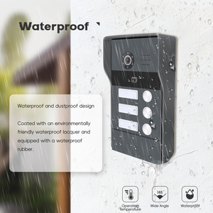 Home Security <strong>Intercom</strong> Video POE Doorbell 2-Wire Video <strong>Intercom</strong> <strong>System</strong> Door Phones With Tuya for Multi Apartment <strong>Building</strong> - Product Image 2