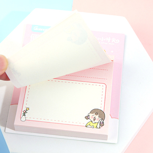 Bloc de notas cuadrado A6 promocional personalizado patrón de papelería notas adhesivas - Product Image 1