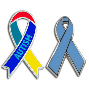 Tùy chỉnh ve áo <span class=keywords><strong>Pin</strong></span> vật liệu kim loại men <span class=keywords><strong>Pin</strong></span> huy hiệu phụ nữ tím Ribbon trong nước bạo lực nhận thức <span class=keywords><strong>Pin</strong></span> - Product Image 3