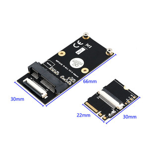 M.2 NGFF Key A/E/A+E to <strong>Mini</strong> <strong>PCI</strong>-E Adapter FPC Cable WiFi Wireless Adpater Supports <strong>Half</strong>-size Full-size <strong>Mini</strong> <strong>PCI</strong>-E Network Card - Product Image 2