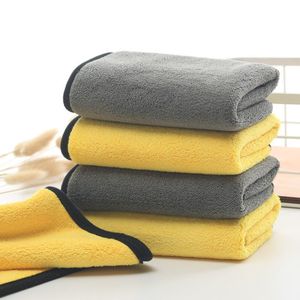 תוספת רכה 600-1200gsm מיקרופייבר, מגבת אלמוגים מיבש רכב מהיר יבש