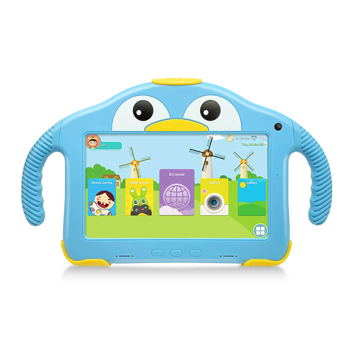 Weihnachts geschenk für Kinder Vor installierte Lern-APP 7 Zoll Android 10.0 mit 1GB RAM 16GB Speicher Kinder Tablet PC