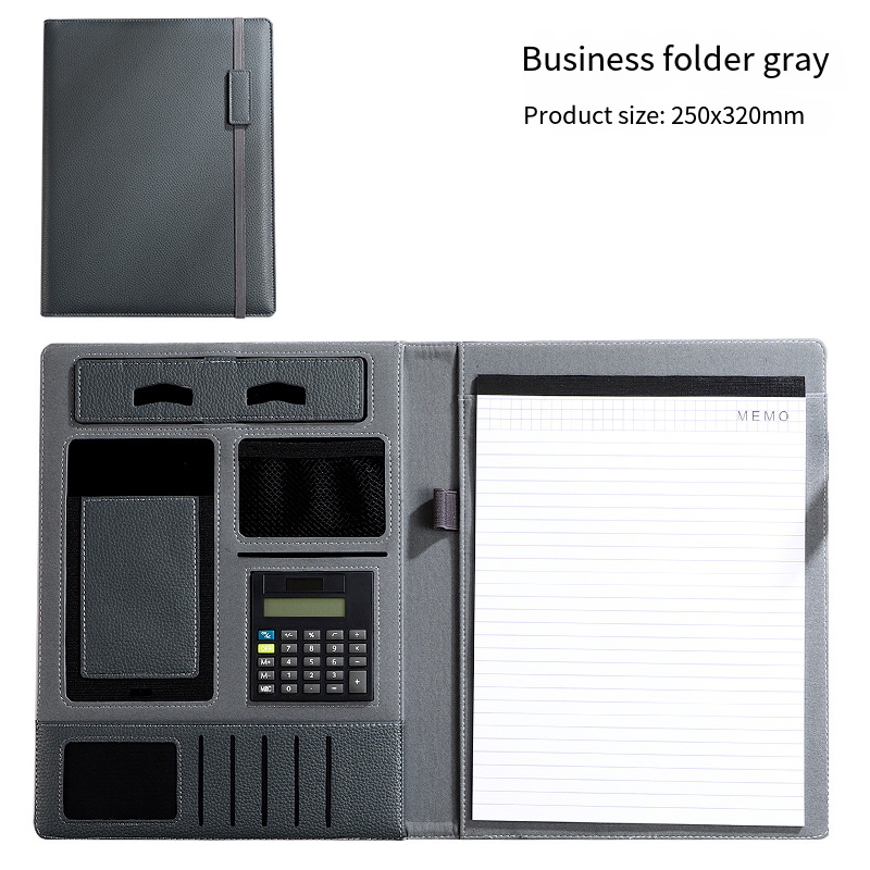 Gray-with memo calculator(Tie rope)