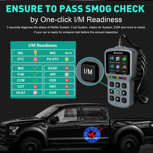CGSULIT SC301 OBD2 EOBD-Scanner Motorcode-Leser Überprüfen Sie den Motor licht emissions analysator O2-Monitor-Test Smog Check - Product Image 6