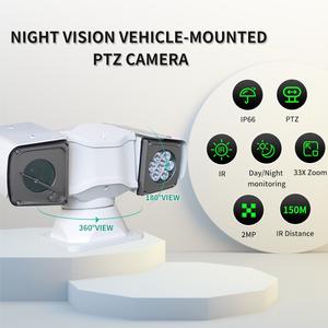 Smart PTZ <strong>Camera</strong> 2MP Infrared 150m Auto Tracking AI Recognition Waterproof MDVR <strong>Camera</strong> for Special Vehicle Marine Application - Product Image 2