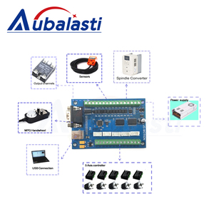 Placa de conexión para grabado CNC, controlador de movimiento paso a paso, actualización CNC MACH3, USB 5 ejes 100KHz, 12-24V - Product Image 5