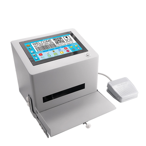 Fuente de fábrica 12,7 MM 25,4 MM Electricidad Impresora de inyección de tinta de escritorio estática Código de lote para codificación de fecha de producción - Product Image 2