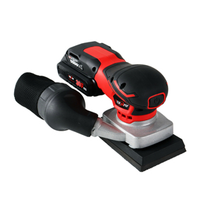 Cordless Palm <strong>Sander</strong> 18V 2.5mm Orbit with Compact Rectangular Pad for Auto Surface Prep and Wood Trim Finishing - Product Image 1