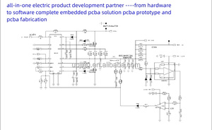 Desarrollo de PCB, Diseño esquemático, sistema integrado desde hardware hasta software, servicio completo de solución de diseño de PCB en China