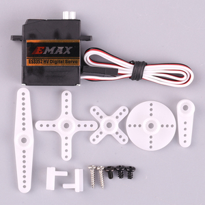 EMAX ES3352HV 12g 9mm MINI RC modülü aksesuar uçak Drones aksesuarları için tüm amaçlı yüksek gerilim Metal dişli dijital Servo - Product Image 6