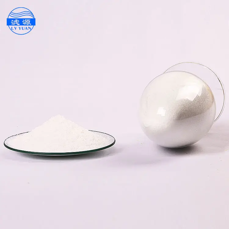 Lvyuan Bon msds chimique cristaux de polymère de floculant de poudre acheter l'huile cation pam anionique polyacrylamide prix