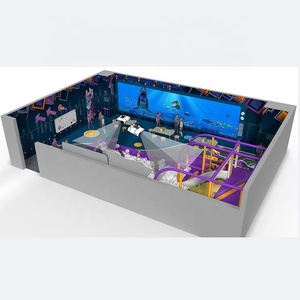 Ấn tượng ma thuật biển tương tác sóng ba chiều chiếu hiển thị trong nhà/ngoài trời trẻ em Kim loại thiết bị quảng cáo Bình Minh - Product Image 2