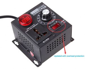 晶闸管电子调压器4000W AC220V输入0-220V手动调节输出调压器测试仪 - Product Image 4