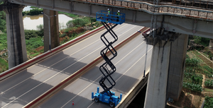 SINOBOOM Luft arbeitsbühne 7,8 m Mobile Lifter Gerüst Elektrische Schere Luft arbeitsbühne lifte