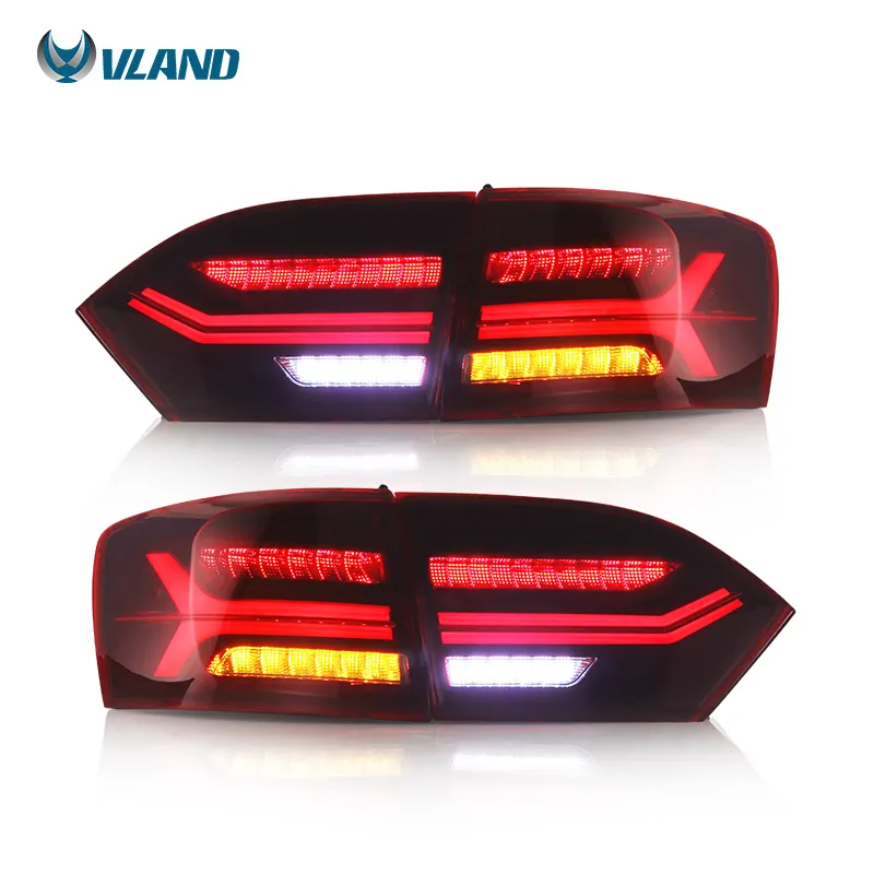 VLAND LED modificado luces traseras luces de cola trasera lámpara Asamblea 2011-2014 secuencial vento cola luz para VW Jetta mk6