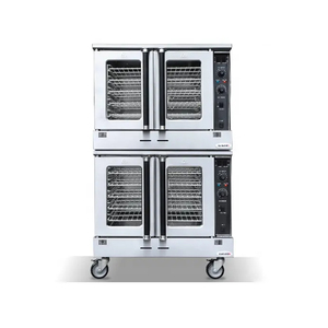 ETL Approved American Type Commercial High Quality Double Deck Full Size <strong>Gas</strong> Convection <strong>Oven</strong> with Legs for Baking - Product Image 2